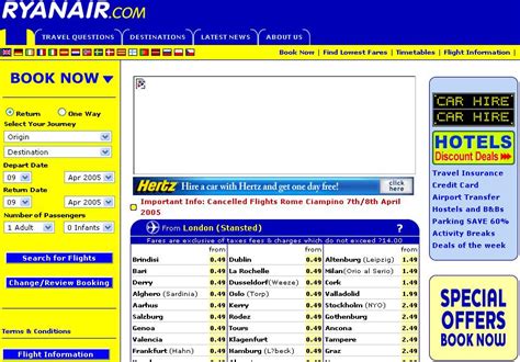 ryanair flights official site.